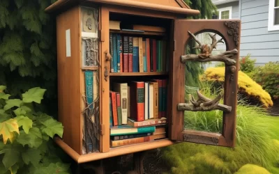 Free Little Library Plans: Transforming a Kitchen Cabinet into a Bookworm’s Paradise