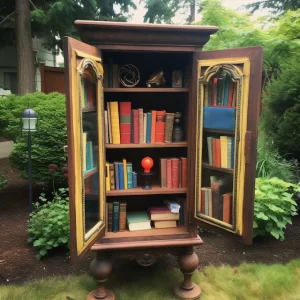 Free Little Library Plans: Transforming A Kitchen Cabinet Into A ...