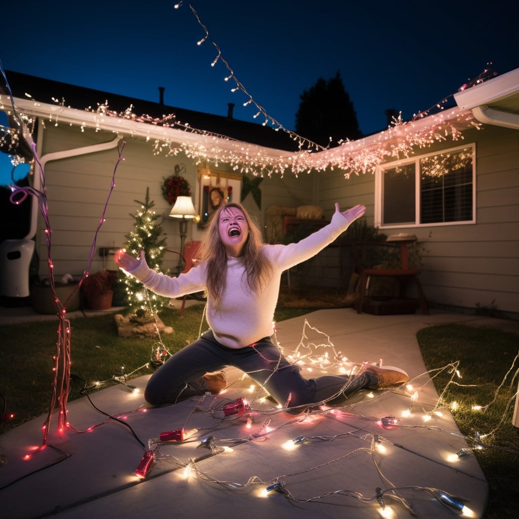 Outdoor DIY Christmas Lights