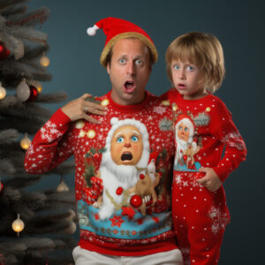 Family diy ugly christmas sweater
