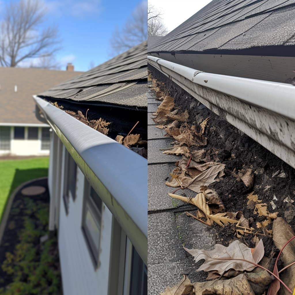 Cleaning Outdoor Gutters of your home