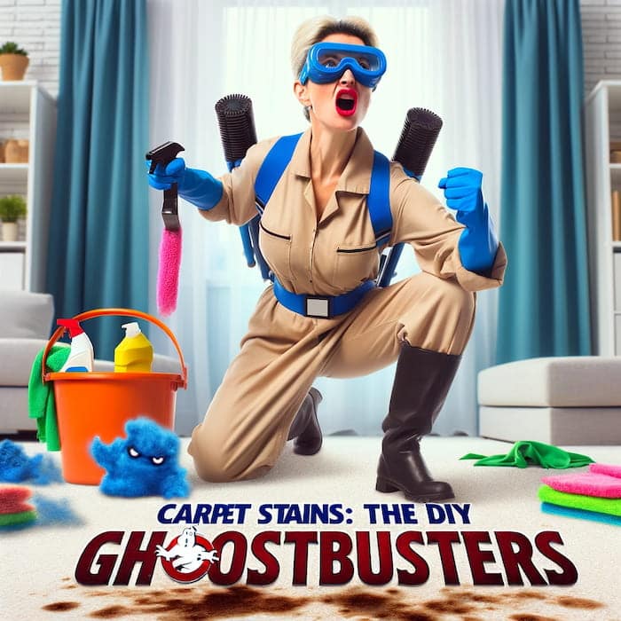 DIY carpet cleaning solutions are the ghostbuster I'm gonna call