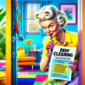 Deep cleaning checklist