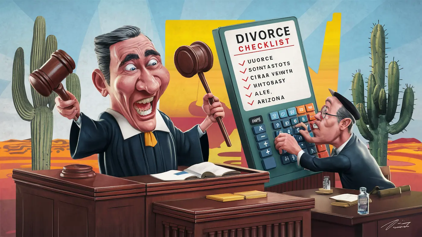 Arizona divorce checklist on momversusworld. Com